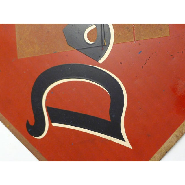 Mid-Century Dalami Advertising Sign in Sheet Metal, France, 1950s For Sale - Image 12 of 13