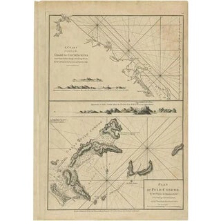 Antique Map of Quinam and the Côn ?Ao Islands by Sayer, 1778 For Sale