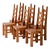 Vintage Swedish Dining Chairs in Pine, 1970s, Set of 6 For Sale