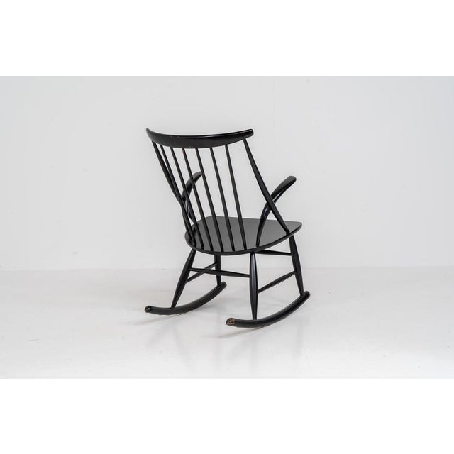 1950s IW3 Rocking Chair by Illum Wikkelsø For Sale - Image 5 of 12