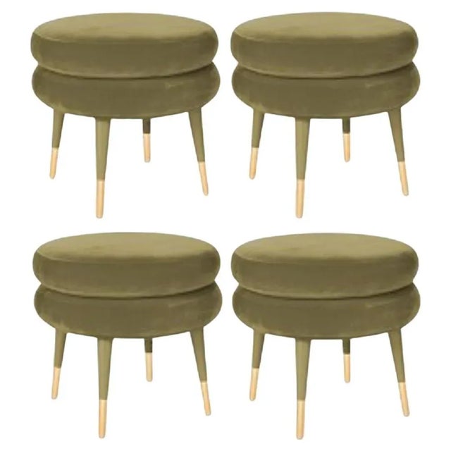 Marshmallow Stools by Royal Stranger, Set of 4 For Sale - Image 11 of 11