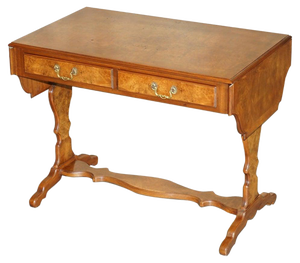 Vintage Burr Walnut Extending Coffee Table from Bevan Funnell