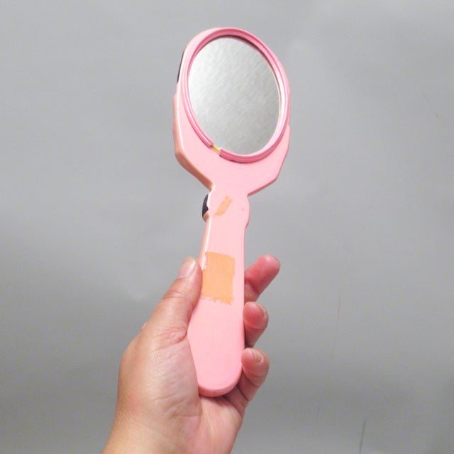 Postmodern Face Mirror from Lisolachenoncè, 1980 For Sale - Image 3 of 7