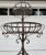 1940s Vintage French Iron 2-Tier Garden Topiary Stand For Sale - Image 5 of 13