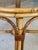 Heywood-Wakefield Vintage Round Rattan Side Table With Custom Glass Top For Sale - Image 4 of 12
