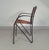 Metal Chair in Leather and Wrought Iron For Sale - Image 7 of 18