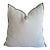 French Stone Washed Linen Accent Pillow With Down Feather Insert For Sale