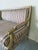 Vintage French Neoclassical Louis XV Style Striped Upholstery Settees – Pair For Sale - Image 12 of 17