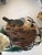 Vintage Botanical Bird Wreath Sculpture With Nest, Nature-Inspired Metal Wall Art, Cottage Garden Relief For Sale In Indianapolis - Image 6 of 9