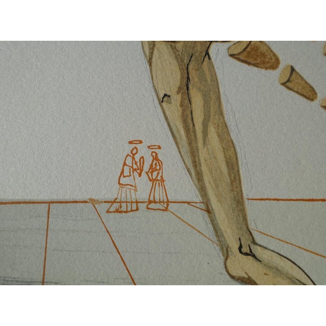 Salvador Dali, Bertrand de Horn, Nude, Etching For Sale - Image 4 of 6