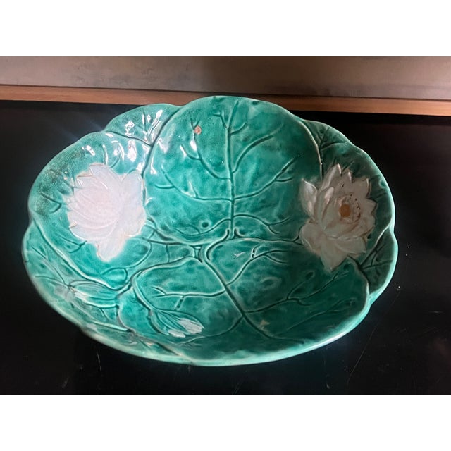 Joseph Holdcroft Pond Lily Footed Bowl, C. 1880's For Sale In San Francisco - Image 6 of 14