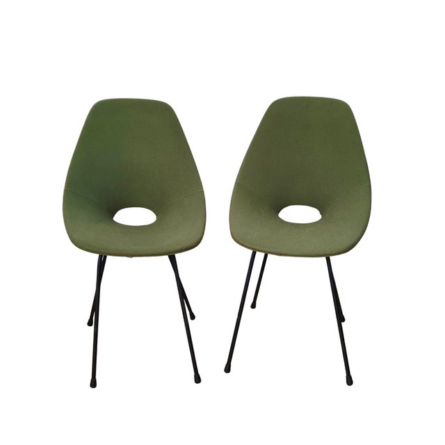 1950s Medea Chairs by Vittorio Nobili for Fratelli Tagliabue, 1950s, Set of 2 For Sale - Image 5 of 5