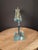 Late 20th Century Signed Uda Yehuda Parmat Studio Art Glass Menorah Iridescent Fused Dreidel For Sale - Image 4 of 17