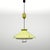 Height-adjustable ceiling lamp crafted from enameled aluminum and Plexiglas. Produced by Stilnovo in the 1950s. Good...