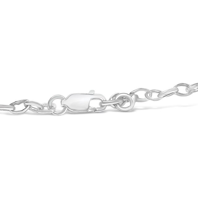 Envelop your wrist in the essence of romance with the exquisite 10k white gold bracelet, a testament to craftsmanship and...