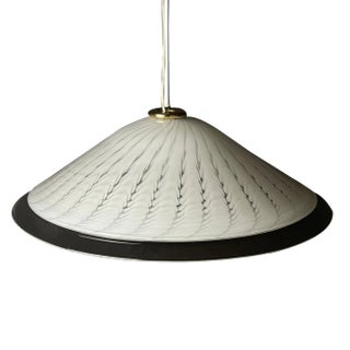 Swirl Murano Glass Pendant Lamp, Italy, 1970s For Sale