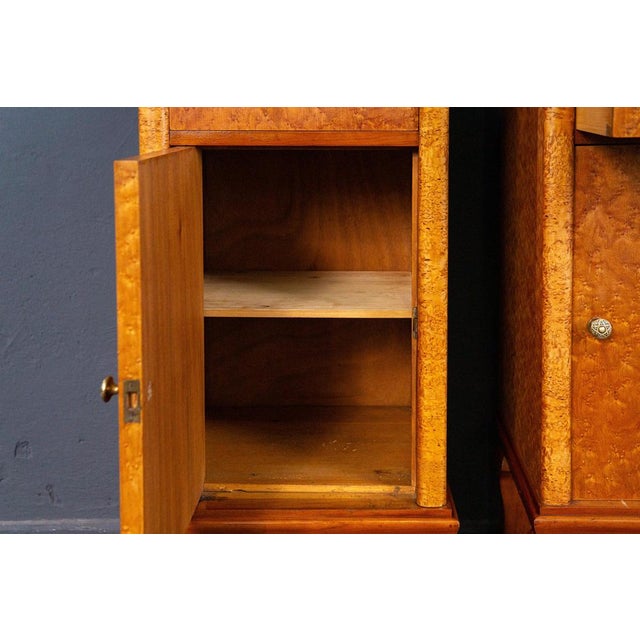 Vintage Brown Bedside Cabinets, Set of 2 For Sale - Image 12 of 18