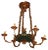 Vintage Empire Style Bronze Chandelier For Sale