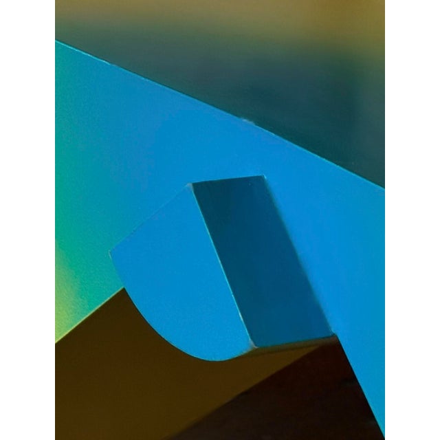 A striking and exceptionally rare sculptural console table by acclaimed designer Rafael de Cárdenas for Kump. Celebrated...