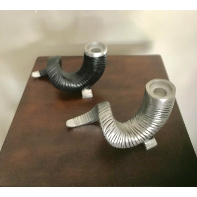 Great way to update your decor to the now so trendy wildlife theme by adding these candleholders! Made of aluminum, one is...