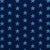 Schumacher Star Epingle Fabric in Blue For Sale