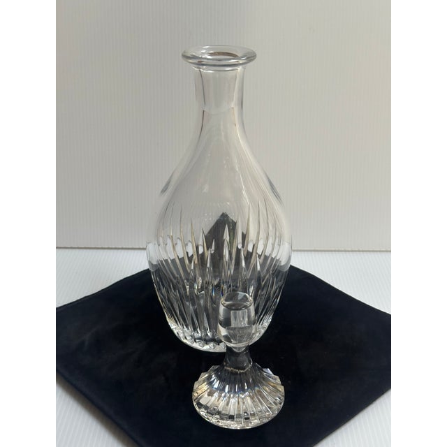 Vintage Baccarat France Crystal "Massena" Blown 11" Tall Decanter With Sign Stopper For Sale - Image 14 of 18