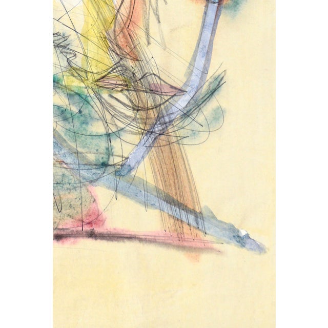 Argentinian Tango, Mixed Media Abstract Expressionist by Ricardo De Silva For Sale In Monterey, CA - Image 6 of 6