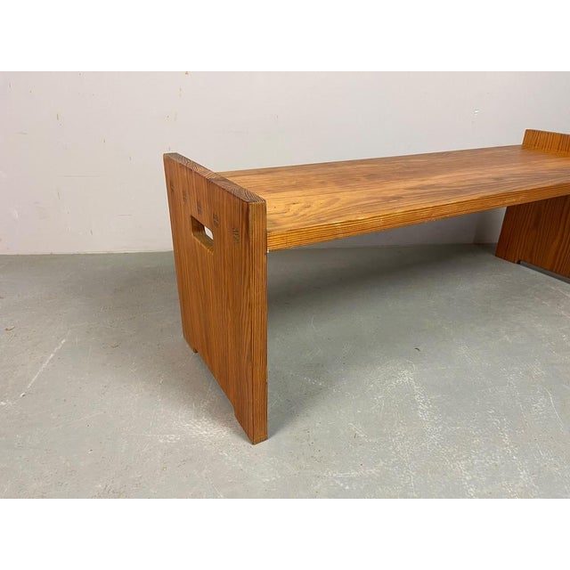 Hans-Agne Jakobsson M 103 Bench in Pine by Hans Agne Jakobsson, Sweden, 1950s For Sale - Image 4 of 7
