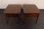 Mid-Century Modern Pair of Vintage Laminate and Walnut Single-Drawer Nightstands / End Tables by Lane For Sale - Image 3 of 18