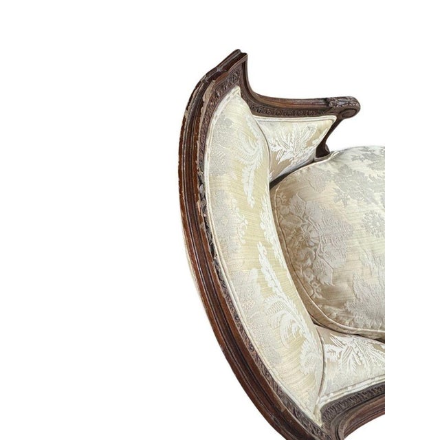 Antique 19th Century French Louis XV Style Settee Chaise Longue or Lounge For Sale - Image 11 of 13
