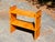 Wood Vintage Arts & Crafts Style Low Bookcase Shoe Rack Open Shelf For Sale - Image 7 of 16