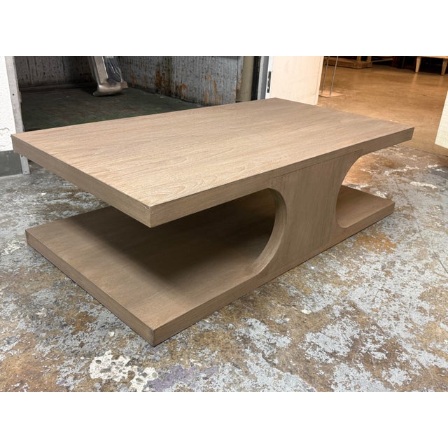 Contemporary Brownstone Furniture Palmer Rectangular Coffee Table For Sale - Image 3 of 12