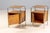 This pair of functionalist bedside tables originates from Czechoslovakia, dating to the 1930s–1940s. The design reflects...