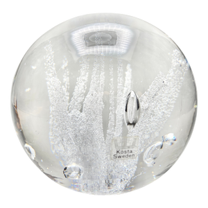 Vintage Kosta Sweden Vicke Lindstrand Mykene Crystal Paperweight