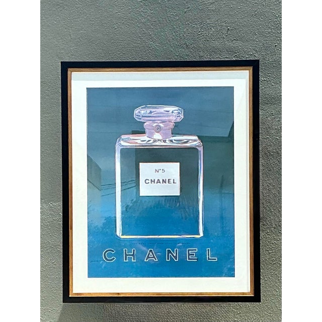 Vintage Andy Warhol for Chanel Number 5 Poster For Sale - Image 9 of 12