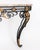 Black Louis XV Style Marble Top Gilt and Ebonized Console For Sale - Image 8 of 8