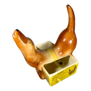 Mid 20th Century Mid-Century Dachshund Dresser Caddy