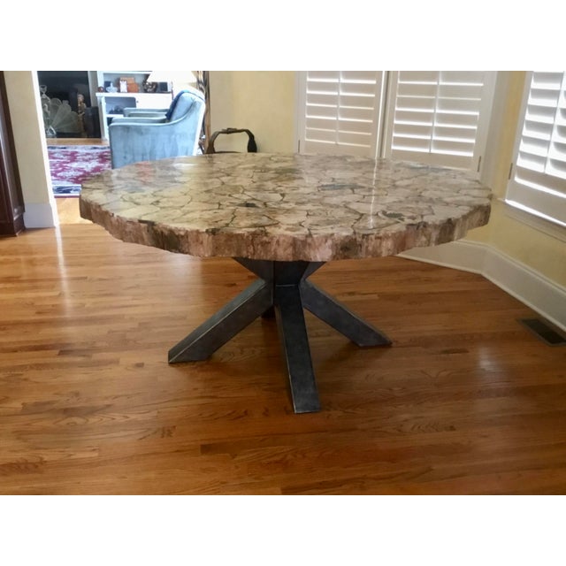 Rustic Arhaus Petra Dining Table Chairish