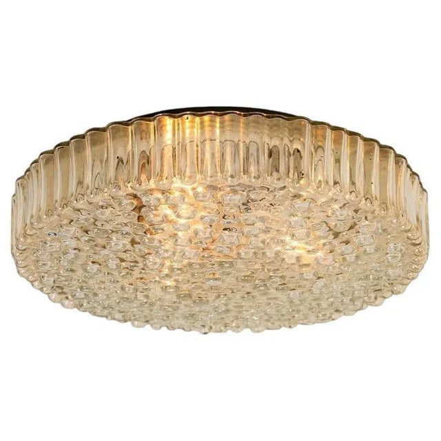 Glass Wall Light/ Flush Mount attributed to Motoko Isshi for Staff, 1970s For Sale - Image 12 of 12