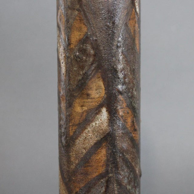Mid-Century Modern French Ceramic Flower Vase by Alexandre Kostanda, 1960s For Sale - Image 10 of 15