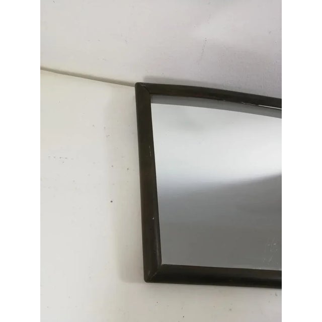 Mirror with Brass Frame and Magnifying Glass, Italy, 1950s For Sale - Image 4 of 13