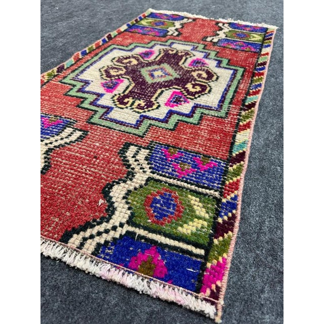 Early 21st Century Turkish Yastik Rug 1'7" x 2'11" For Sale - Image 5 of 5