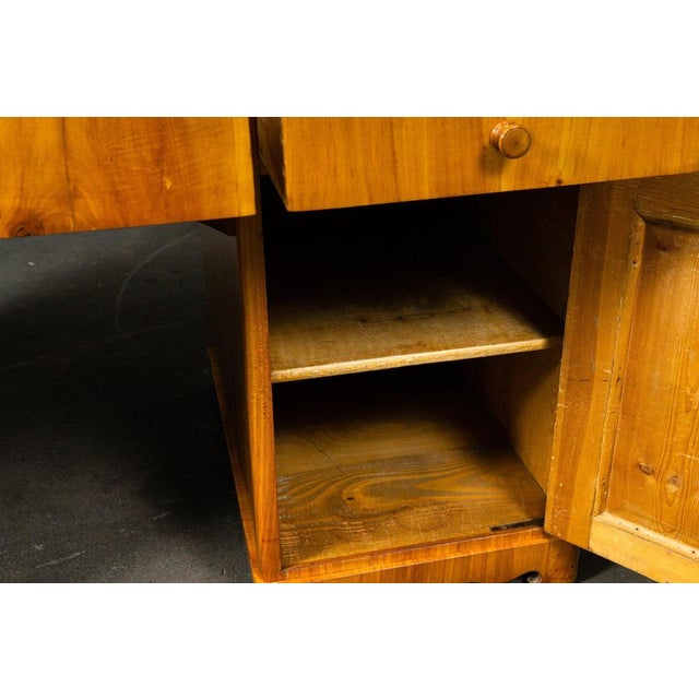 Biedermeier Desk in Cherry Veneer For Sale - Image 12 of 18