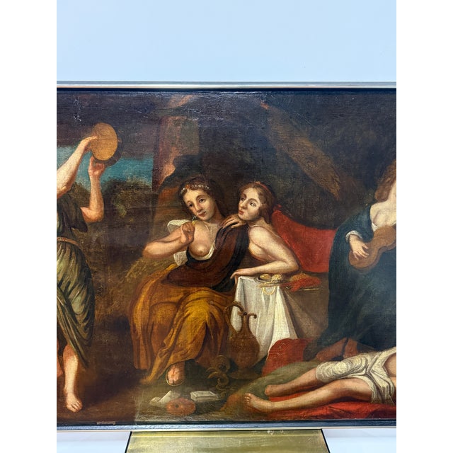 Continental School, probably Italianate, late 18th to 19th century. Oil on canvas, stretched on a substantial wooden...