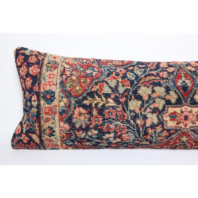 Antique Collectore Handwoven Persian Rug Pillow Cushion Cover -16'' X 47'' For Sale In Tampa - Image 6 of 10