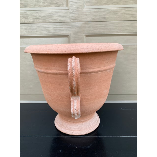 Italian Grand Tour Style Classical Terracotta Urn Planter For Sale - Image 4 of 8