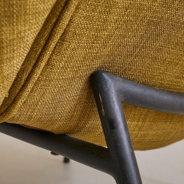 ‘Sk660’ Olive Green Armchair Attributed to Pierre Guariche for Steiner, 1953 For Sale - Image 10 of 10