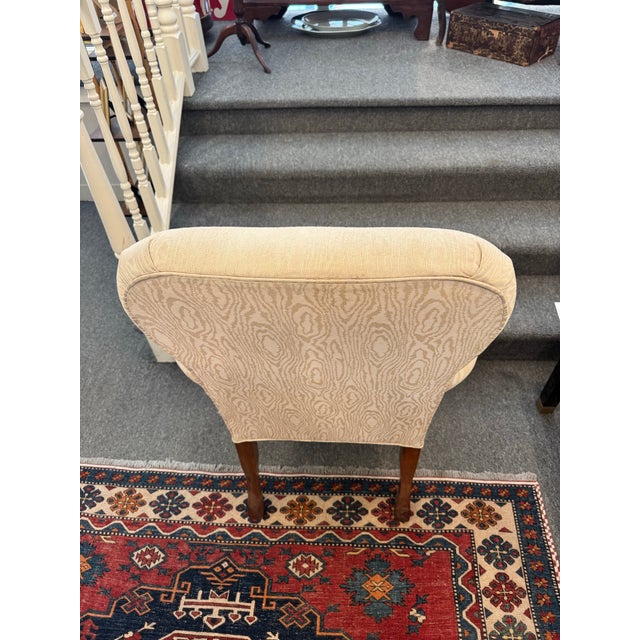 French Vintage French Zebra Fabric Chair For Sale - Image 3 of 8