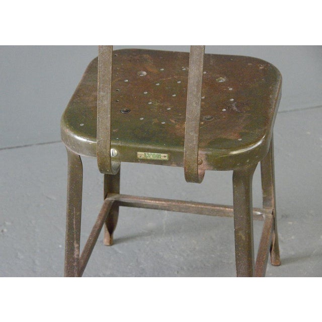 American Industrial Chair by Lyon, 1930s For Sale - Image 6 of 10