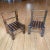 Wood Vintage Woden Chairs Plant Holders For Sale - Image 7 of 7
